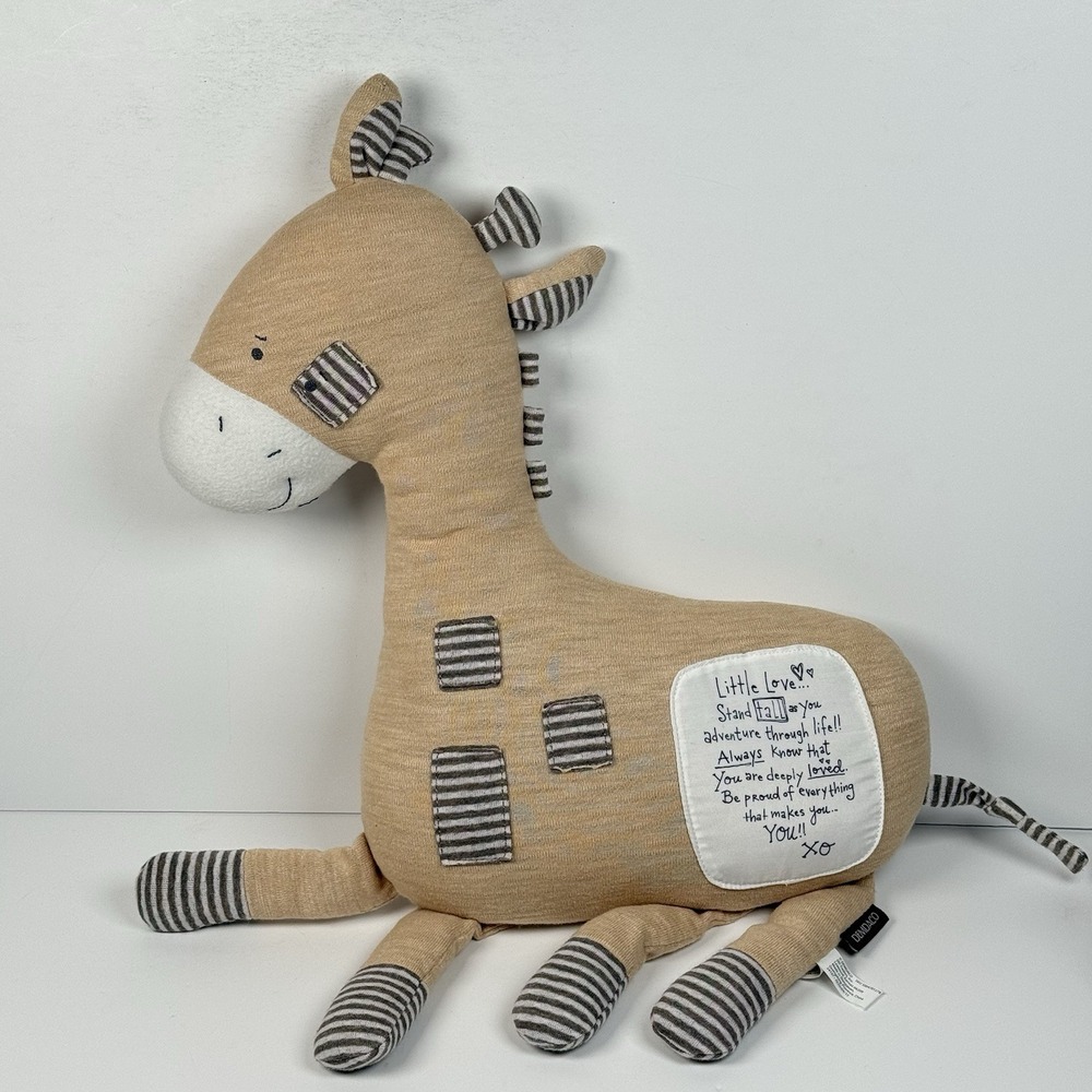 Demdaco Noah's Ark Stand Tall Giraffe plush toy designed by Lori Siebert Nursery